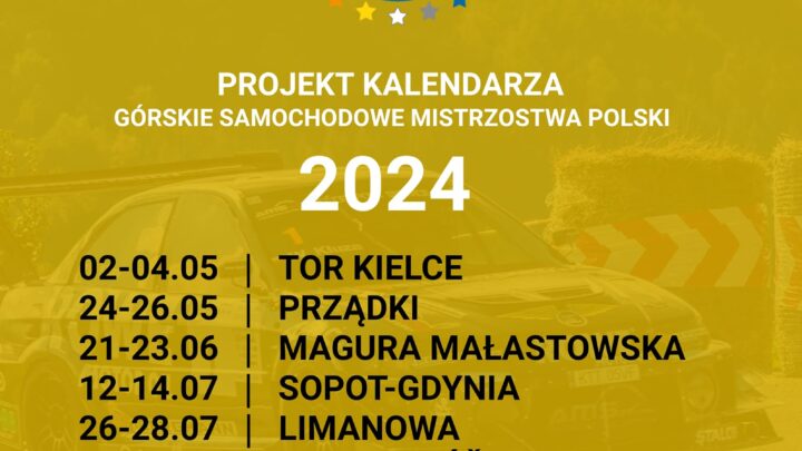 Kalendarz GSMP na rok 2024 – propozycja